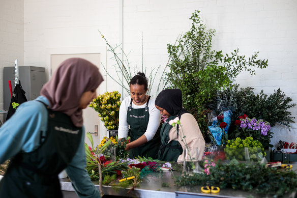 Melbourne’s The Beautiful Bunch helps fund workforce training for female refugees.
