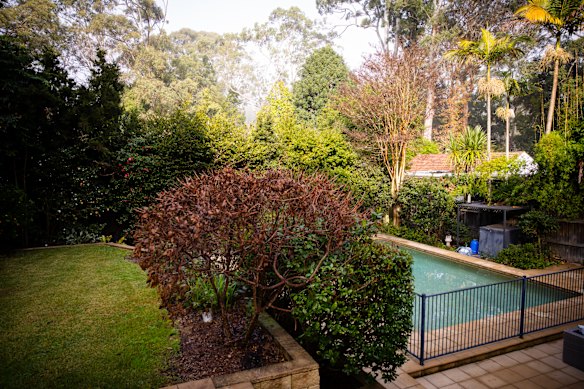 The property is next door to a nature reserve.