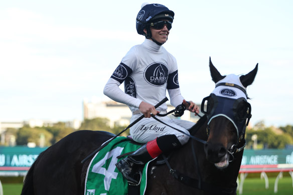 Zac Lloyd returns to scale on Insurrection after securing the champion apprentice  title.