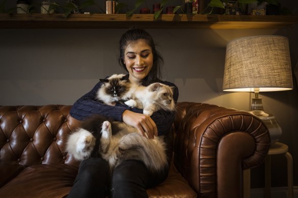 Cat owner Negar Riazati avoided having to pay registration fines she received for her two cats, Samur and Pashmak.