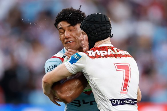 Kade Reed’s defensive skills were tested during his NRL debut.