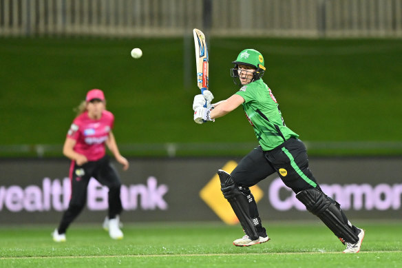 Elyse Villani on her way to a half-century for the Stars.