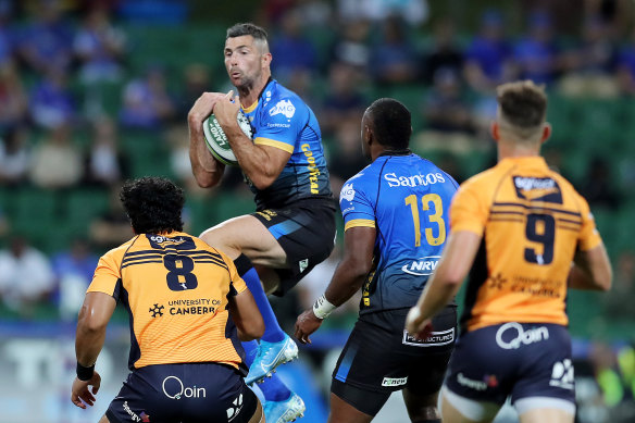 Veteran Rob Kearney was solid in the air but the Irishman was caught for pace at times.