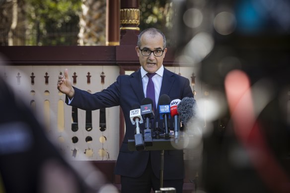 Deputy Premier James Merlino on Tuesday. He indicated vaccinations may be required for more industries. 