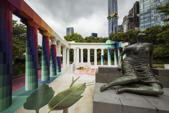 View of the Temple of Boom at NGV in 2022.