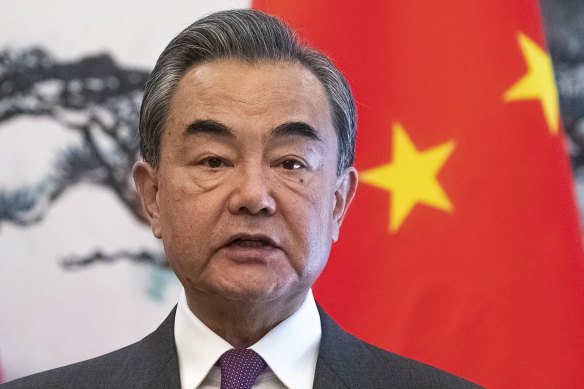 China’s most senior diplomat Wang Yi has shifted his language on Israel’s response to Hamas.