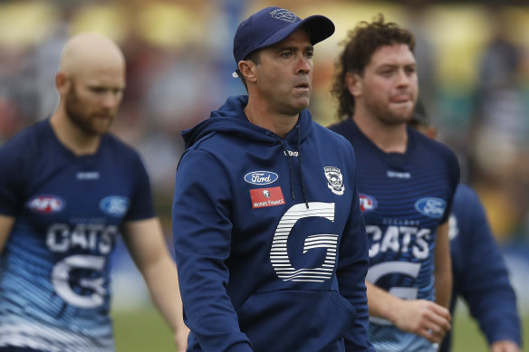 Cats coach Chris Scott is an advocate for mid-week AFL games. 