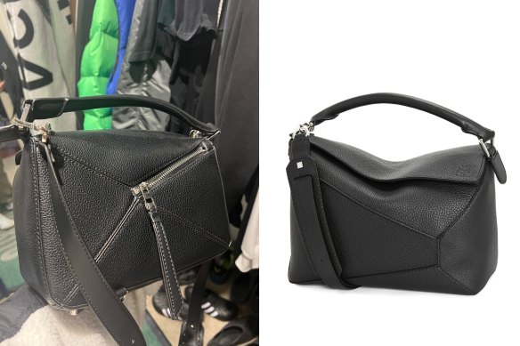 LOEWE Puzzle Bag Small vs Medium Size Comparison 