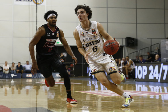 Josh Giddey of the 36ers is in contention for a Boomers call-up. 