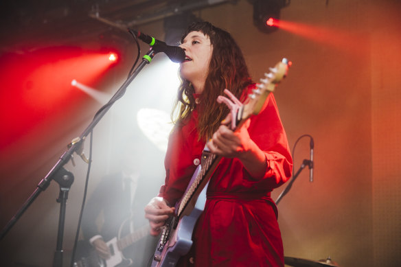 “I feel like people don’t talk about trying to prioritise being happy … It’s all about ambition and reaching the next milestone,” says Katie Crutchfield, now 35.