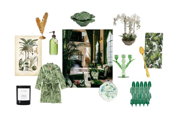 Bring the outdoors in with botanic-inspired homewares, clothing and prints