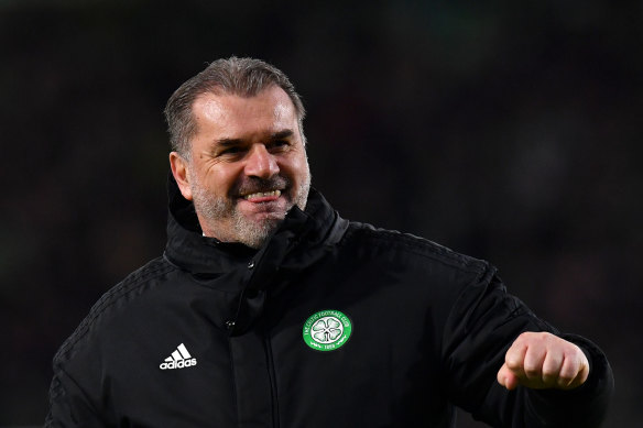  Celtic manager Ange Postecoglou is aiming high.