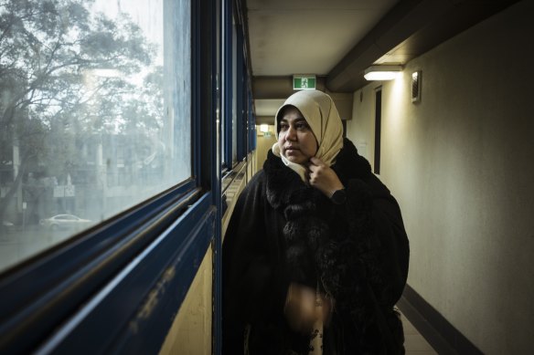Marwa was one of the residents locked down in the North Melbourne towers.