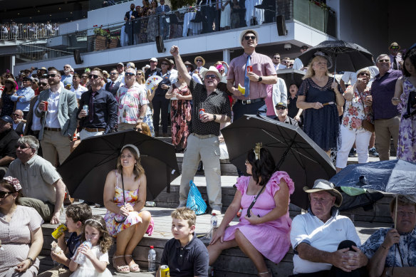 This year’s Melbourne Cup crowd was up on last year.