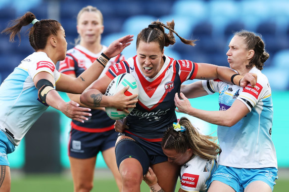 The Roosters’ injury toll proved too much for Isabelle Kelly’s side.