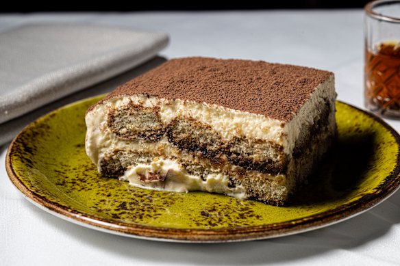 Tavola’s tiramisu stays true to the classic dessert.