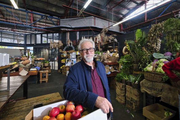 Neil Mitchell at Prahran Market this week.