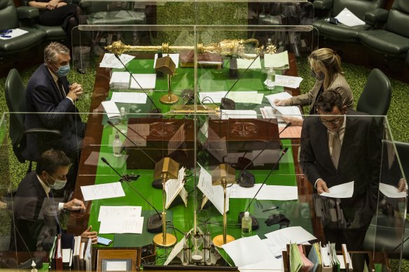 The Victorian government’s pandemic laws passed the lower house on Thursday. 