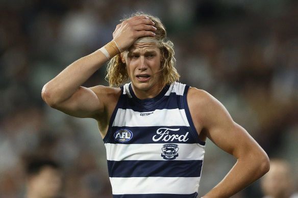 Geelong defender Sam De Koning needed surgery.