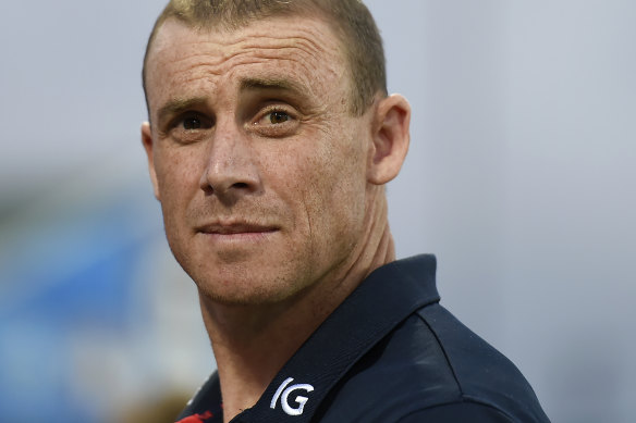 Melbourne coach Simon Goodwin.