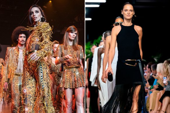 Downtown v Uptown girls and boys. The Blo<em></em>nds and Michael Kors at New York Fashion Week.