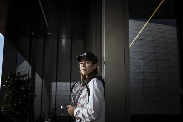 Tennis reporter Marc McGowan secured an exclusive interview with Australian star Ajla Tomljanovic.