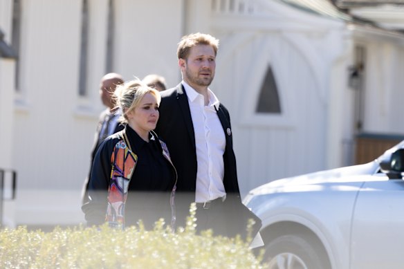Hayden Panettiere and Brian Hickerson both attended the funeral of Panettiere’s brother in 2023.