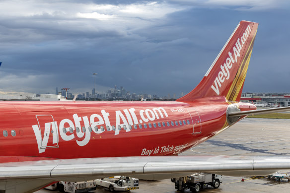 Vietjet’s inaugural Sydney service touched down at Sydney Airport on Thursday.
