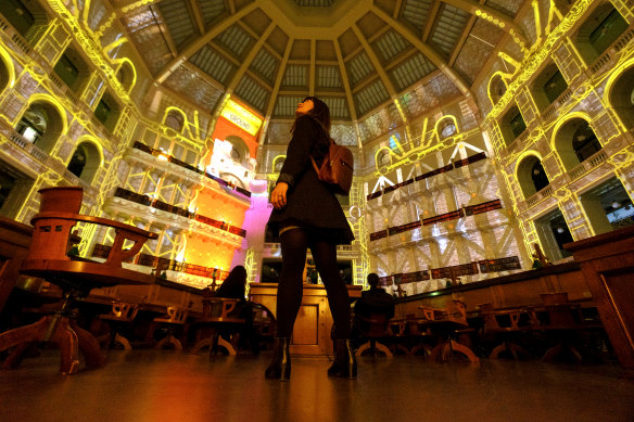 The State Library projections are always a hit.