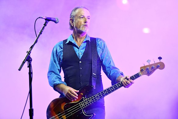 Kilbey on stage in California in 2018.