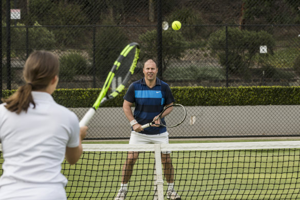 Federal Treasurer Josh Frydenberg is a member of the exclusive Kooyong Lawn Tennis Club.