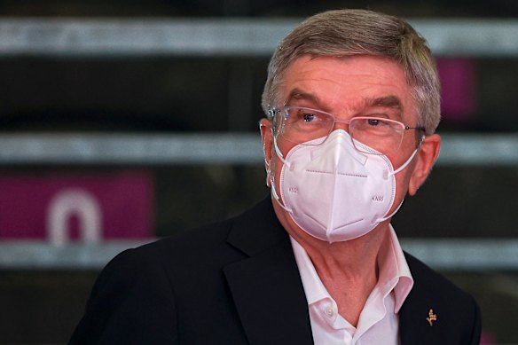 IOC president Thomas Bach.