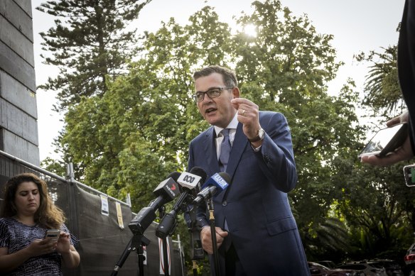 Victorian Premier Daniel Andrews.