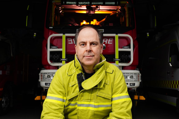 Adam Barnett, chief executive of Volunteer Fire Brigades Victoria.