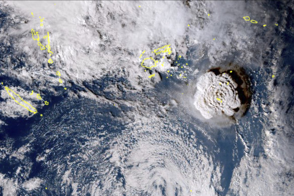 The whole world could watch the eruption in Tonga in real time thanks to a new generation of weather satellites.
