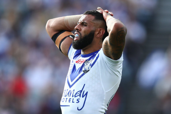 Josh Addo-Carr was involved in an on-field brawl on Saturday.