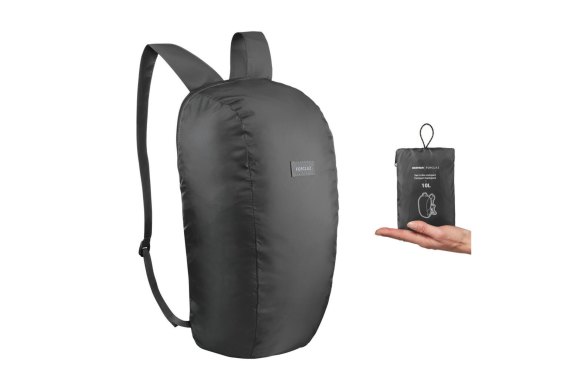 Decathlon “Compact Travel Backpack 10L”.