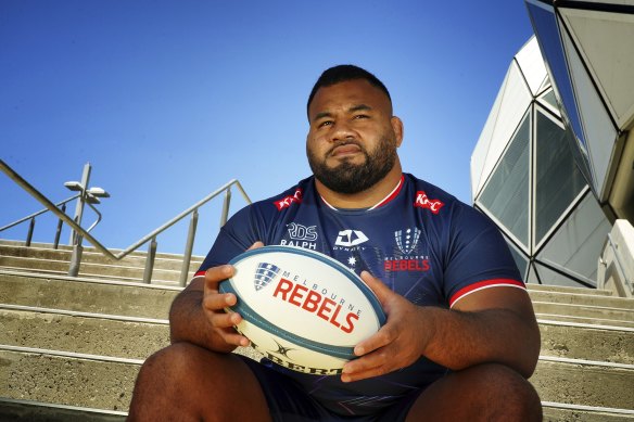 Melbourne Rebels signing Taniela Tupou.