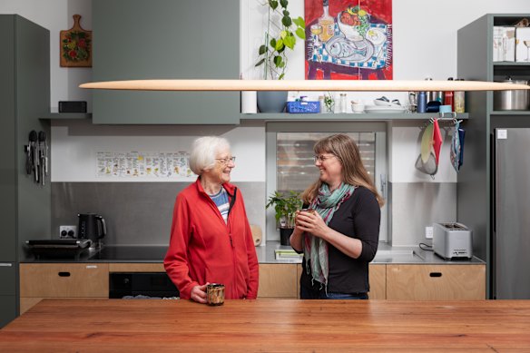 Ruth loved the idea of co-housing and building community. 