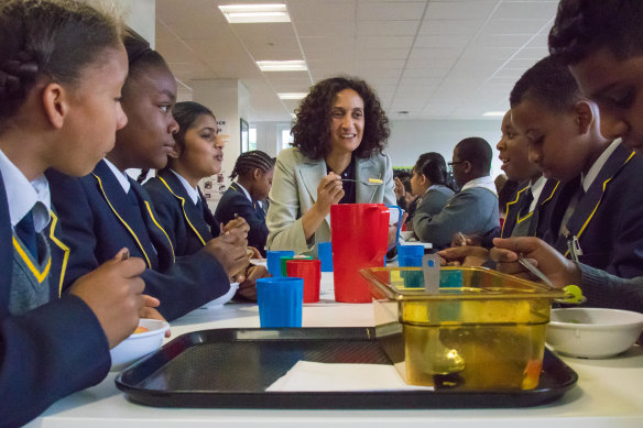 London’s Michaela Community School founder Katharine Birbalsingh runs Britain’s “strictest school”.