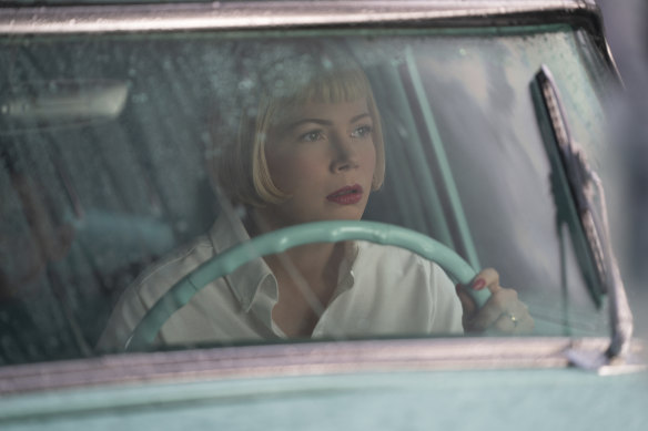 Michelle Williams is luminous as Mitzi Fabelman in The Fabelmans. 