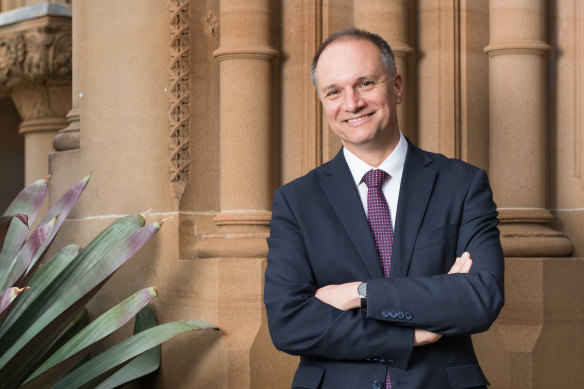 Michael Parker, headmaster of Newington College, started in the role in 2019. He was deputy head at Cranbrook from 2008 to 2014.
