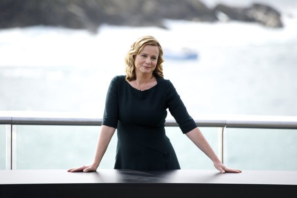 Actor Emily Watson at the 63rd San Sebastian Film Festival in 2015.