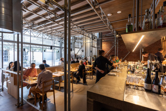 The dining area at Sunda.
