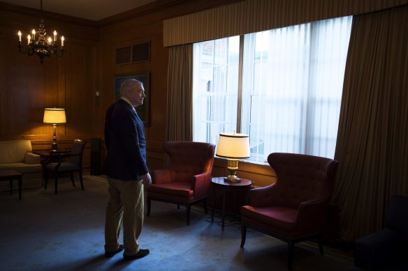 Former media mogul Conrad Black at the University Club in Toronto in 2014.