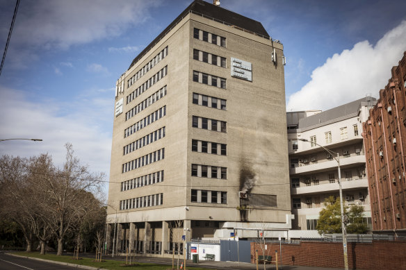 The former Peter MacCallum Cancer Centre in East Melbourne.