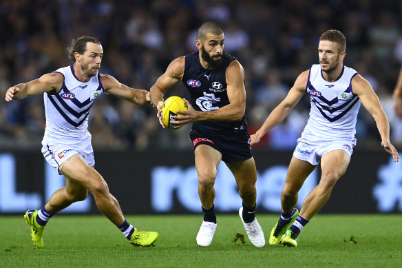 Fremantle will host the Blues at the MCG on Saturday.