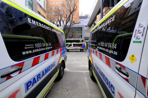 Ambulance Victoria staff are also being provided with wellbeing support.