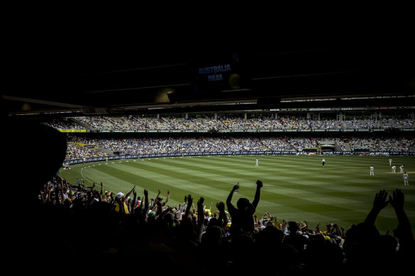Fans fill the MCG on the first day of the 2024 Boxing Day Test. 