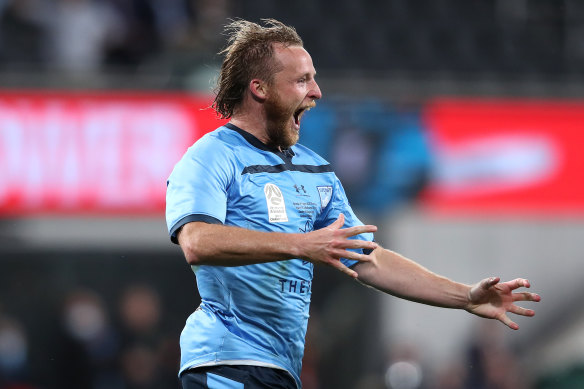 Rhyan Grant told Sydney FC coach Steve Corica he felt a rare goal was on the cards in Sunday's A-League grand final.